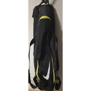 Nike MVP Edge Baseball Softball Bat Bag Black Neon Logo